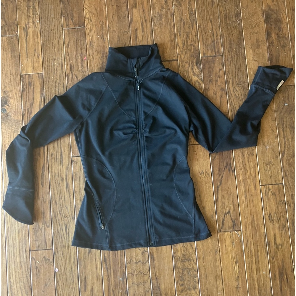 ZELLA Live In Black Zip Up Jacket Size XS